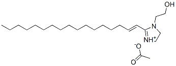 2-(heptadecenyl)-4,5-dihydro-1-(2-hydroxyethyl)-1H-imidazolium acetate CAS#: 39043-53-3