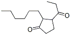 2-hexyl-3-(1-oxopropyl)cyclopentan-1-one CAS#: 37492-43-6