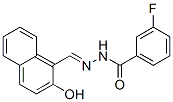 2-hydroxy-1-naphthylaldehyde 3-fluorobenzoylhydrazone CAS#: 116324-98-2