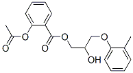 2-hydroxy-3-(2-methylphenoxy)propyl o-acetylsalicylate CAS#: 3478-10-2