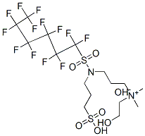 (2-hydroxyethyl)dimethyl[3-[(3-sulphopropyl)[(tridecafluorohexyl)sulphonyl]amino]propyl]ammonium hydroxide CAS#: 38850-58-7