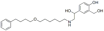 2-(hydroxymethyl)-4-[1-hydroxy-2-[6-(4-phenylbutoxy)hexylamino]ethyl]phenol CAS#: 136112-01-1