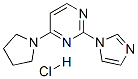 2-imidazol-1-yl-4-pyrrolidin-1-yl-pyrimidine hydrochloride CAS#: 138801-44-2