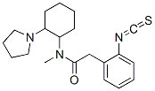 2-isothiocyanato-N-methyl-N-(2-(1-pyrrolidinyl)cyclohexyl)benzeneacetamide CAS#: 118243-28-0