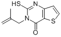 2-mercapto-3-(2-methylprop-2-enyl)thieno[3,2-d]pyrimidin-4(3H)-one CAS#: 120079-90-5