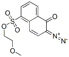2-methoxyethyl 6-diazo-5,6-dihydro-5-oxonaphthalene-1-sulphonate CAS#: 42372-33-8