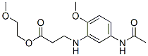2-methoxyethyl N-[5-(acetylamino)-2-methoxyphenyl]-beta-alaninate CAS#: 36339-04-5