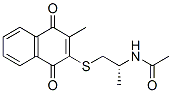 2-methyl-3-(N-acetylcystein-S-yl)-1,4-naphthoquinone CAS#: 39484-05-4