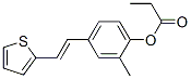 [2-methyl-4-[(E)-2-thiophen-2-ylethenyl]phenyl] propanoate CAS#: 142115-47-7