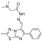 2-methyl-6-phenylimidazo(2,1-b)-1,3,4-thiadiazole-5-carboxaldehyde dimethylaminoacetohydrazone CAS#: 158530-54-2