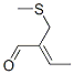 2-[(methylthio)methyl]-2-butenal CAS#: 40878-72-6