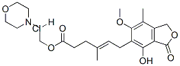 2-morpholin-4-ylethyl (E)-6-(4-hydroxy-6-methoxy-7-methyl-3-oxo-1H-isobenzofuran-5-yl)-4-methyl-hex-4-enoate hydrochloride CAS#: 116680-01-4
