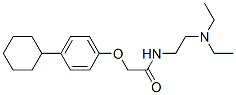 2-(p-Cyclohexylphenyloxy)-N-[2-(diethylamino)ethyl]acetamide CAS#: 42973-07-9