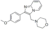 2-(p-Methoxyphenyl)-3-(morpholinomethyl)imidazo[1,2-a]pyridine CAS#: 3323-02-2
