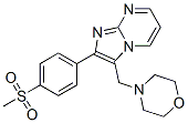 2-(p-Methylsulfonylphenyl)-3-(morpholinomethyl)imidazo[1,2-a]pyrimidine CAS#: 3851-21-6