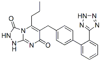 2-propyl-3-[[4-[2-(2H-tetrazol-5-yl)phenyl]phenyl]methyl]-1,5,7,8-tetr azabicyclo[4.3.0]nona-2,5-diene-4,9-dione CAS#: 168152-72-5