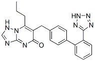 2-propyl-3-[[4-[2-(2H-tetrazol-5-yl)phenyl]phenyl]methyl]-1,5,7,9-tetr azabicyclo[4.3.0]nona-2,5,7-trien-4-one CAS#: 168152-66-7