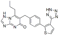 2-propyl-3-[[4-[3-(2H-tetrazol-5-yl)thiophen-2-yl]phenyl]methyl]-1,5,7 ,9-tetrazabicyclo[4.3.0]nona-2,5,7-trien-4-one CAS#: 168152-80-5