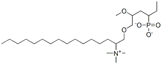 2'-(trimethylammonio)ethyl-4-(hexadecyloxy)-3-methoxybutane phosphonate CAS#: 146388-20-7