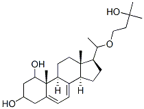 20-(3-hydroxy-3-methylbutyloxy)pregna-5,7-diene-1,3-diol CAS#: 142785-61-3