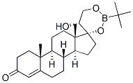 (20R)-17,21-[(tert-Butylboranediyl)bis(oxy)]-20-hydroxypregn-4-en-3-one CAS#: 30888-43-8