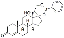 (20R)-20-Hydroxy-17,21-[(phenylboranediyl)bisoxy]pregn-4-en-3-one CAS#: 30888-46-1