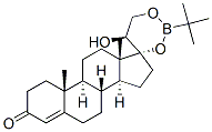 (20S)-17,21-[(tert-Butylboranediyl)bis(oxy)]-20-hydroxypregn-4-en-3-one CAS#: 30888-39-2