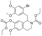 2(1H)-Isoquinolinecarboxylic  acid,  1-[(2-bromo-4,5-dimethoxyphenyl)methyl]-7-[(ethoxycarbonyl)oxy]-3,4-dihydro-6-methoxy-,  ethyl  ester CAS#: 123190-18-1