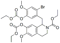 2(1H)-Isoquinolinecarboxylic  acid,  1-[[2-bromo-5-[(ethoxycarbonyl)oxy]-4-methoxyphenyl]methyl]-7-[(ethoxycarbonyl)oxy]-3,4-dihydro-6-methoxy-,  ethyl CAS#: 123212-33-9