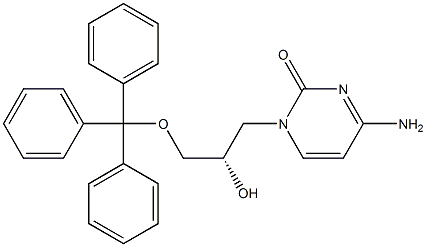 2(1H)-PyriMidinone, 4-aMino-1-[(2S)-2-hydroxy-3-(triphenylMethoxy)propyl]- CAS#: 132336-30-2
