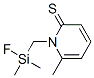 2(1H)-Pyridinethione,  1-[(fluorodimethylsilyl)methyl]-6-methyl- CAS#: 285127-26-6