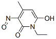 2(1H)-Pyridinone,  1-ethyl-6-hydroxy-4-methyl-3-nitroso- CAS#: 35268-36-1