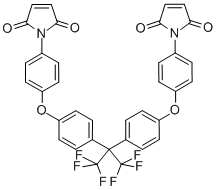2,2-BIS[4-(4-MALEIMIDOPHENOXY)PHENYL]HEXAFLUOROPROPANE(4BAPOFP/BMI) CAS#: 118569-70-3