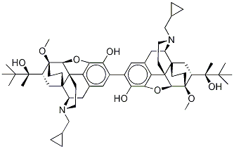 [2,2'-Bi-6,14-ethenomorphinan]-7,7'-dimethanol,17,17'-bis(cyclopropylmethyl)-a,a'-bis(1,1-dimethylethyl)-4,5:4',5'-diepoxy-18,18',19,19'-tetrahydro-3,3'-dihydroxy-6,6'-dimethoxy-a,a'-dimethyl-, (aS,5a,7a)-(a'S,5'a,7'a)- (9CI) CAS#: 163597-04-4