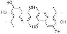 [2,2'-Binaphthalene]-1,1',6,6',7,7'-hexol, 3,3'-diMethyl-5,5'-bis(1-Methylethyl)- CAS#: 475-56-9