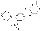 2,2-DIMETHYL-5-[(4-MORPHOLINO-3-NITROPHENYL)METHYLENE]-1,3-DIOXANE-4,6-DIONE CAS#: 341935-02-2