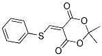 2,2-DIMETHYL-5-[(PHENYLSULFANYL)METHYLENE]-1,3-DIOXANE-4,6-DIONE CAS#: 153498-12-5