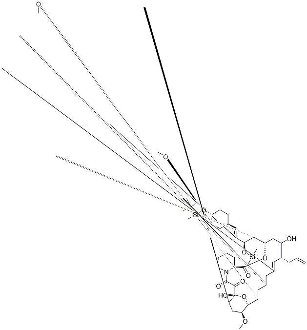 22-Hydroxy-33-O-tert-butyldiMethylsilyloxy-27-O-triMethylsilyl-iso-FK-506 CAS#: 134556-85-7