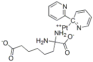 2,2'-bipyridine-alpha,alpha'-diaminosuberic acid platinum(II) CAS#: 139280-49-2