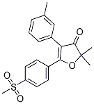 2,2-dimethyl-5-(4-(methylsulfonyl)phenyl)-4-m-tolylfuran-3(2H)-one CAS#: 301691-43-0