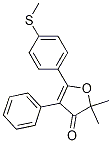 2,2-dimethyl-5-(4-(methylthio)phenyl)-4-phenylfuran-3(2H)-one CAS#: 301693-52-7
