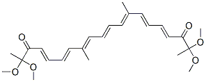 2,2,19,19-tetramethoxy-8,13-dimethyl-4,6,8,10,12,14,16-eicosaheptaene-3,18-dione CAS#: 141290-93-9