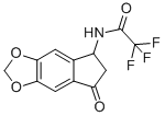 2,2,2-TRIFLUORO-N-(7-OXO-6,7-DIHYDRO-5H-INDENO[5,6-D][1,3]DIOXOL-5-YL)-ACETAMIDE CAS#: 138621-69-9