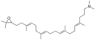 22,23-epoxy-2-aza-2,3-dihydrosqualene CAS#: 132905-42-1