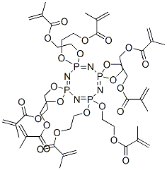 2,2,4,4,6,6,8,8-Octahydro-2,2,4,4,6,6,8,8-octakis[2-[(2-methyl-1-oxo-2-propenyl)oxy]ethoxy]-1,3,5,7,2,4,6,8-tetraazatetraphosphocine CAS#: 115524-07-7