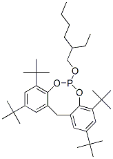 22METHYLENEBIS46DITERTBUTYLPHENYL2ETHYLHEXYLPHOSPHITE CAS#: 126050-54-2