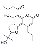 2,3-Dihydro-4-hydroxy-2-(1-hydroxy-1-methylethyl)-5-(2-methyl-1-oxobutyl)-9-propyl-7H-furo[2,3-f][1]benzopyran-7-one CAS#: 30390-04-6