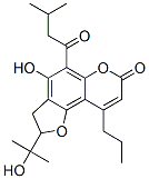 2,3-Dihydro-4-hydroxy-2-(1-hydroxy-1-methylethyl)-5-(3-methyl-1-oxobutyl)-9-propyl-7H-furo[2,3-f][1]benzopyran-7-one CAS#: 30390-03-5