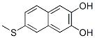 2,3-Naphthalenediol, 6-(methylthio)- (9CI) CAS#: 132425-78-6