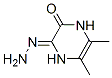 2,3-Pyrazinedione, 1,4-dihydro-5,6-dimethyl-, monohydrazone (9CI) CAS#: 140911-17-7